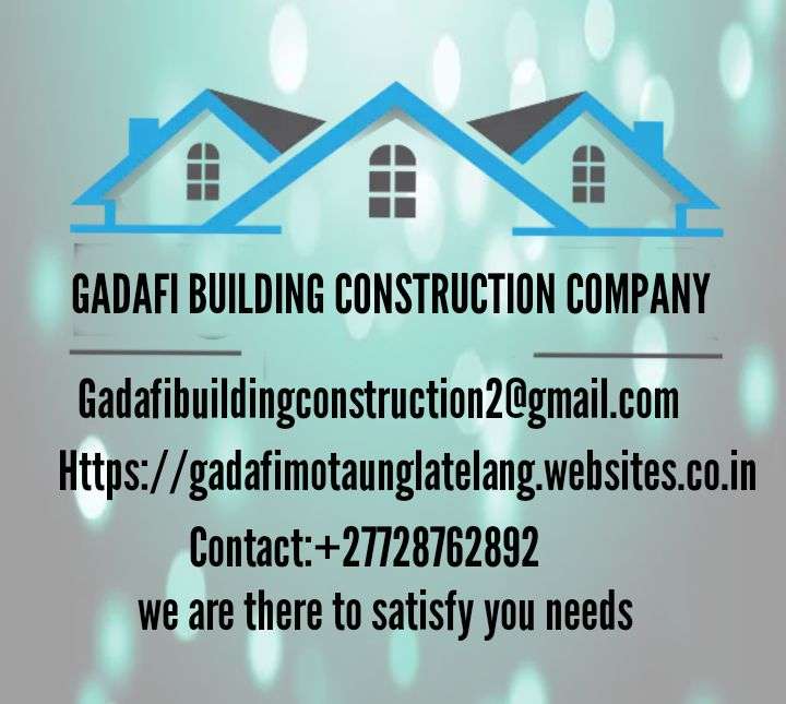 Gadafi building construction company  0728762892 logo